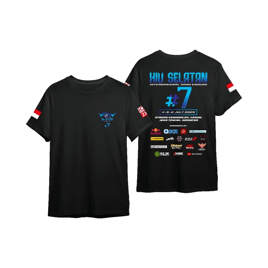 Kaos Hiu Selatan 7 Internasional Hard Enduro Sponsor