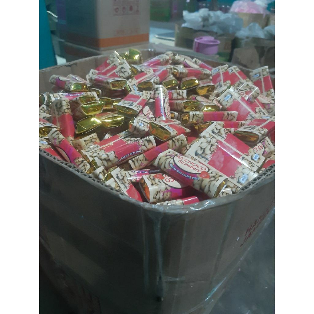 

coklat as 1 toples isi 30pis kemasan toples brat 7.5gram