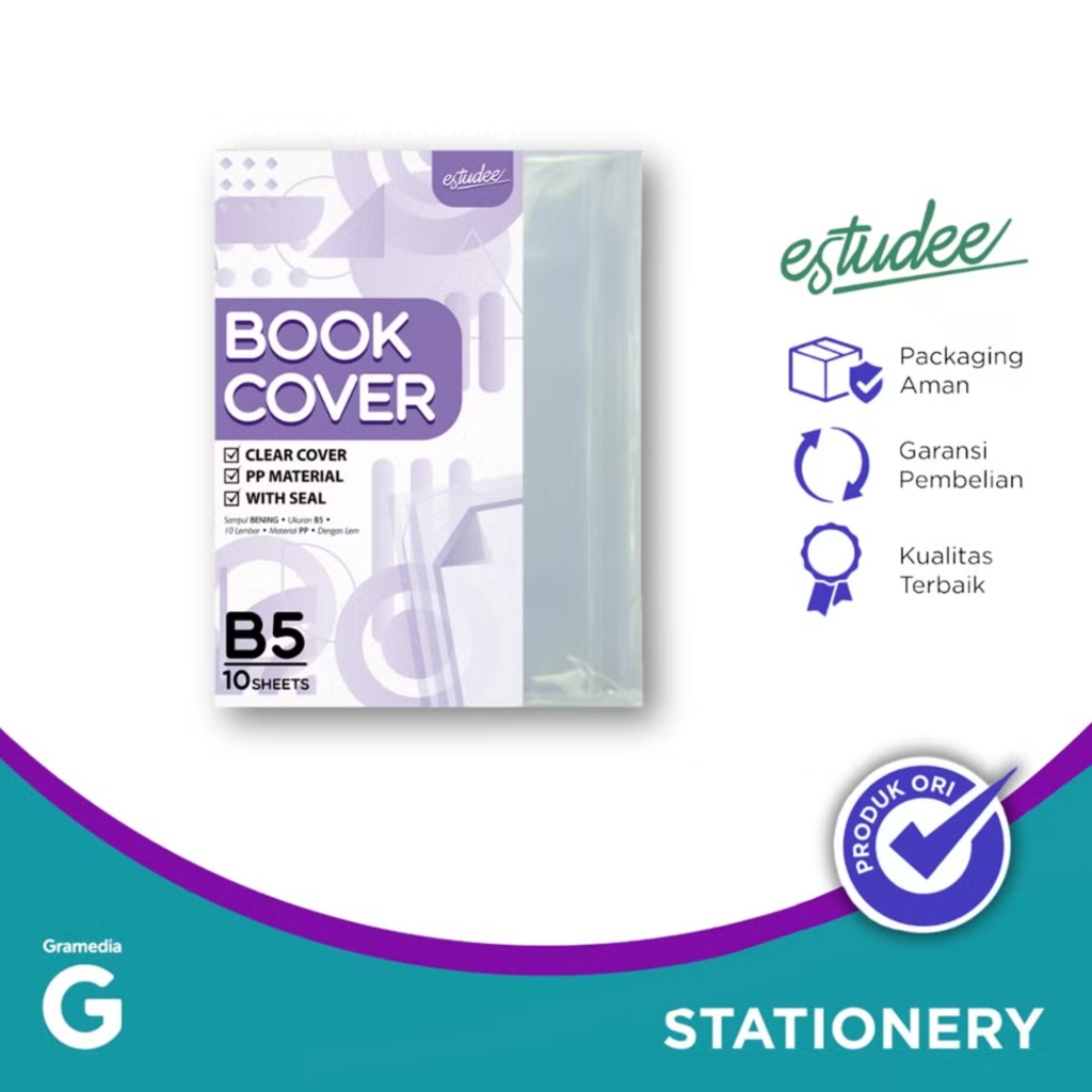 

Gramedia Manado-Estudee Sampul Plastik Buku Tulis Isi 10 PP Seal J