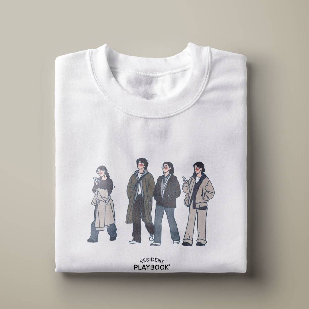 KAOS KDRAMA RESIDENT PLAYBOOK KOREAN DRAMA T-SHIRT KOREAN DRAMA KDRAMA MERCHANDISE KAOS DRAMA KOREA