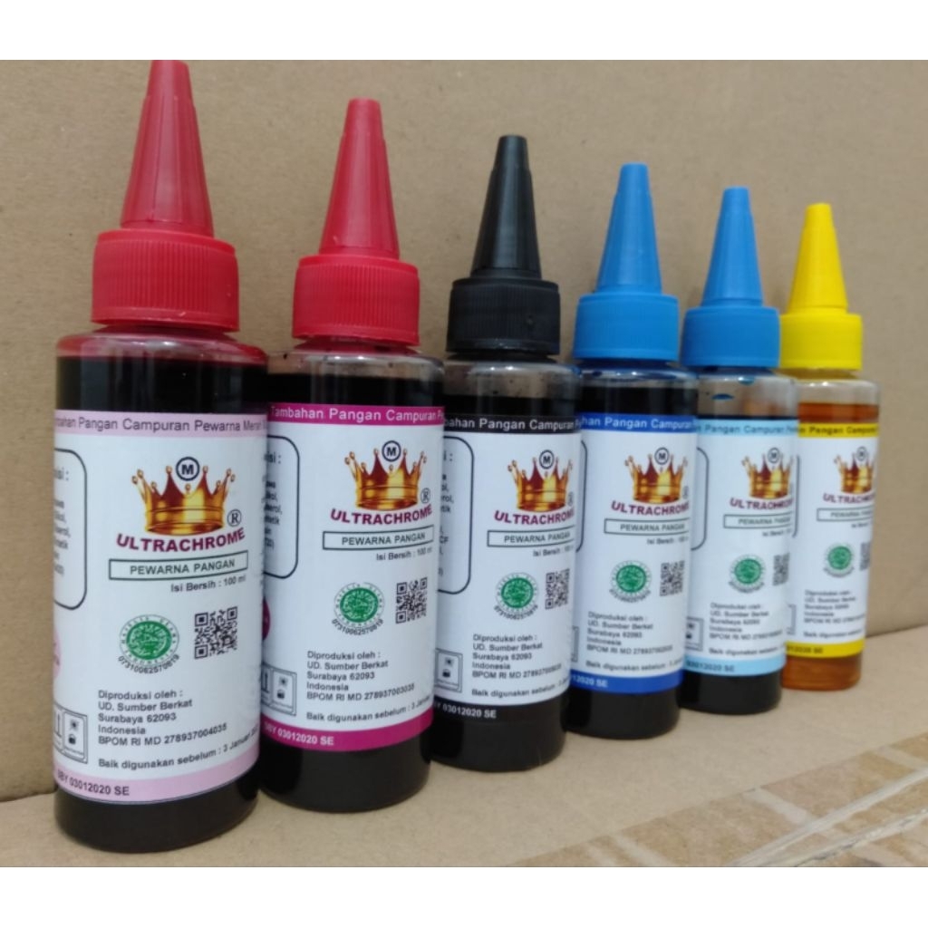

Edible Ink For Cake And Coffee Decoration KMYK