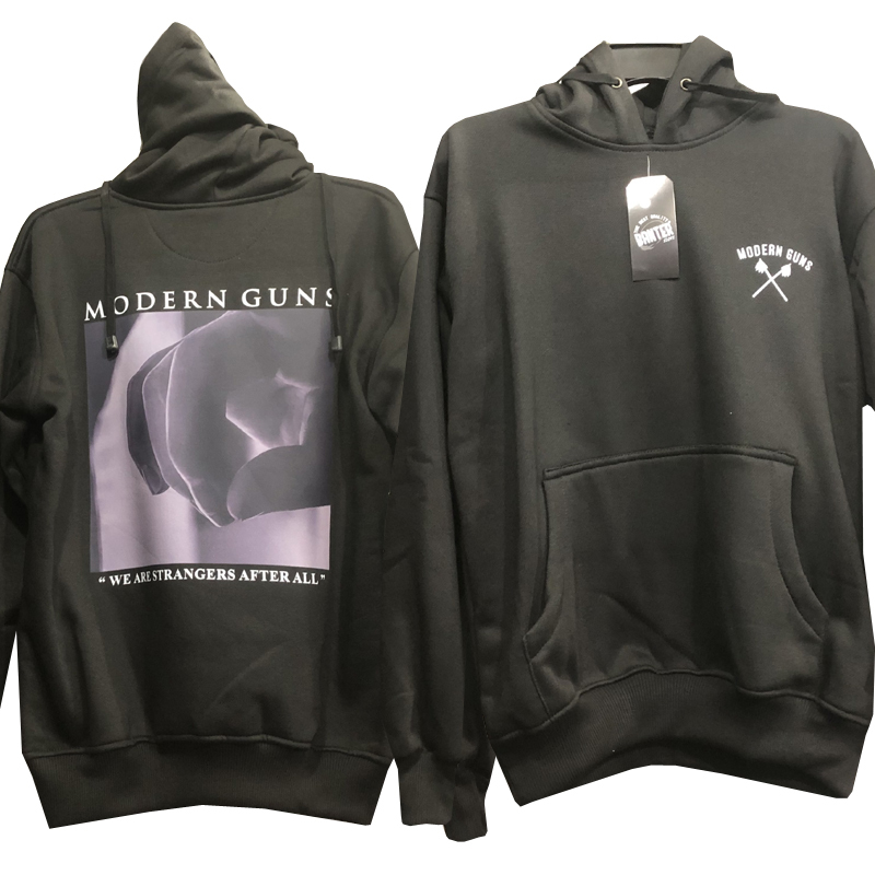 Jaket Hoodie Modern Guns Hoodie Casual Unisex Bahan Katun