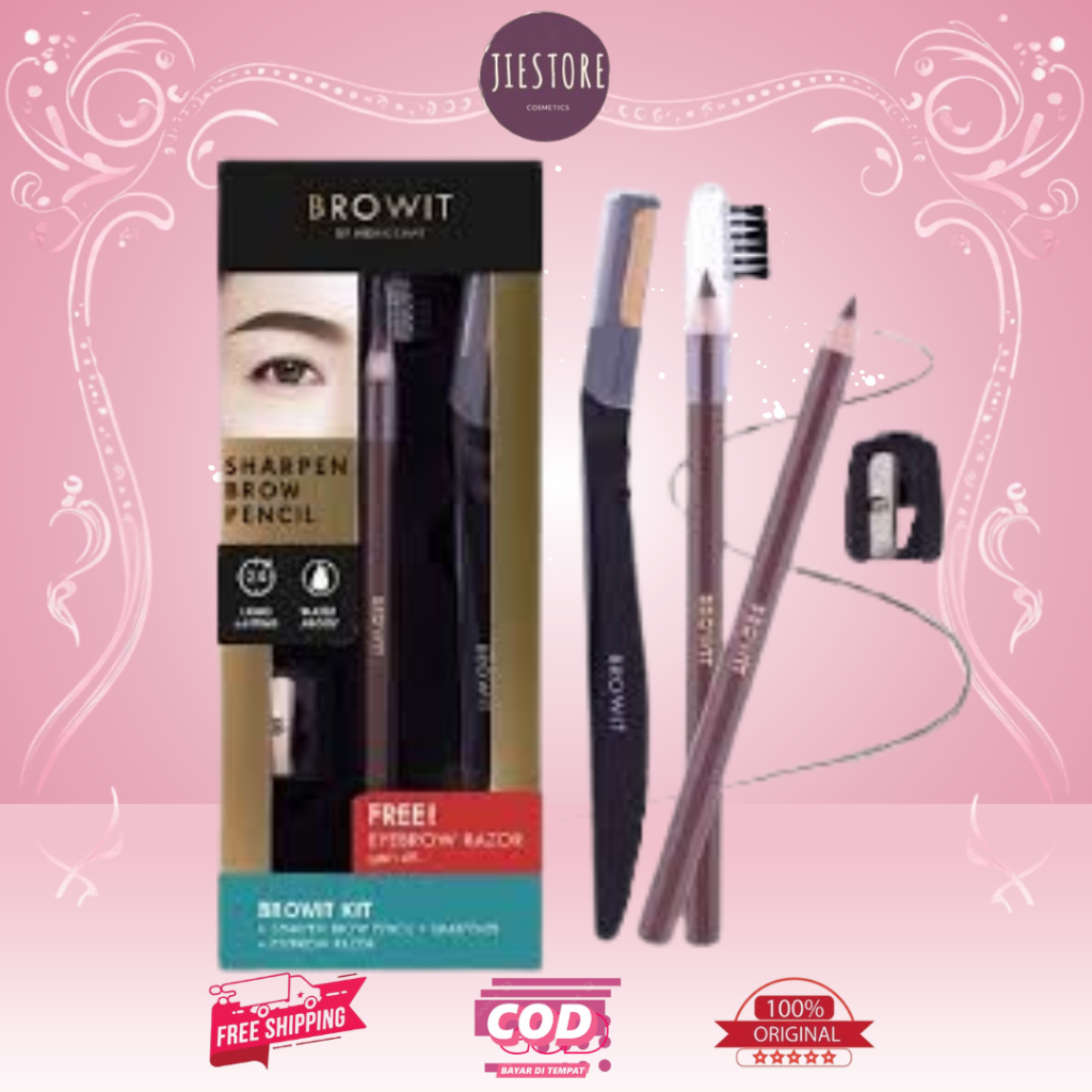 BROWIT SHARPEN BROW PENCIL FREE EYEBROW RAZOR