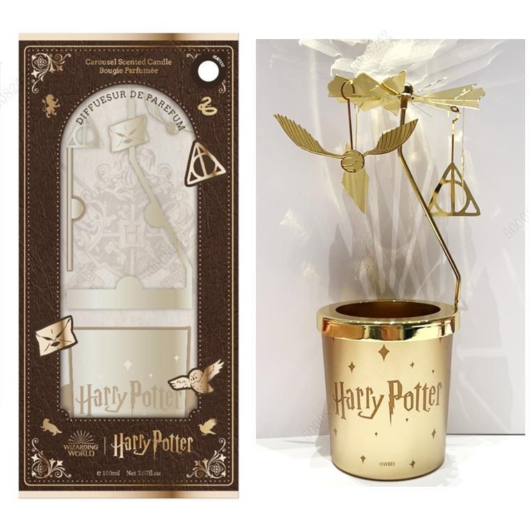 Miniso Harry Potter Carousel Scented Candle Tempat Lilin Aromaterapi Dekorasi Ruangan Estetik Tempat