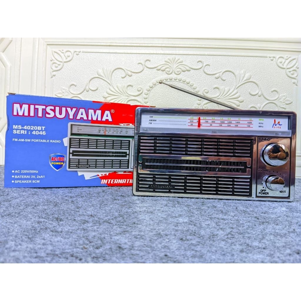 Radio Mitsuyama  4046Radio digital Rodja TV FM/AM/SW