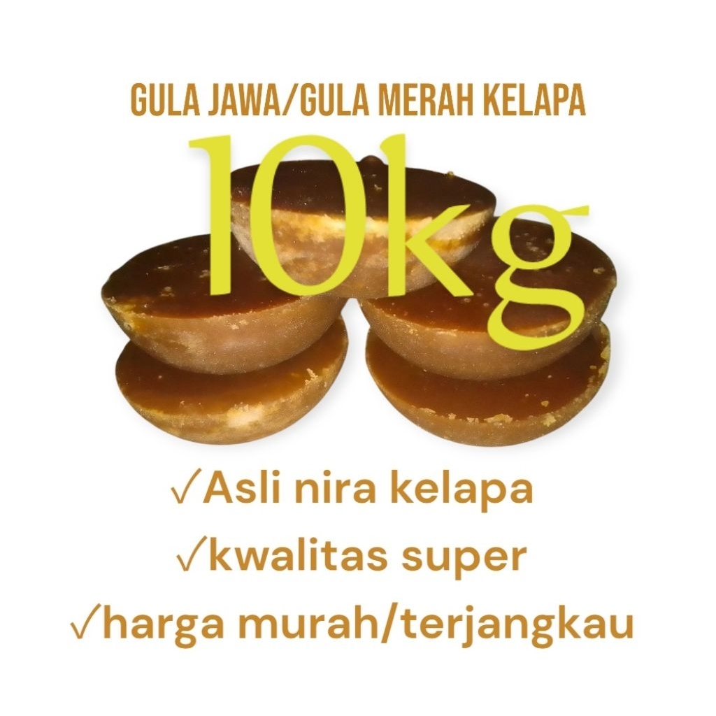 

gula merah kelapa asli pacitan 10kg