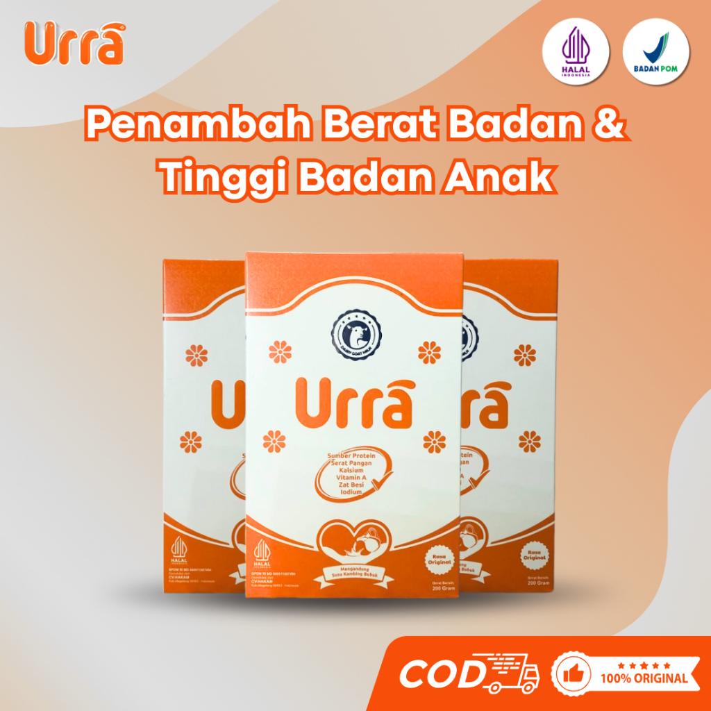 

3 Box Urra Susu Kambing Bubuk Premium Penambah BB dan Tinggi