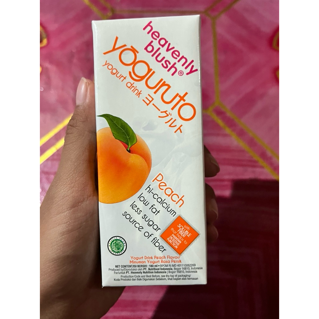 

Heavenly Blush Yoguruto Yogurt Drink Peach 180ml