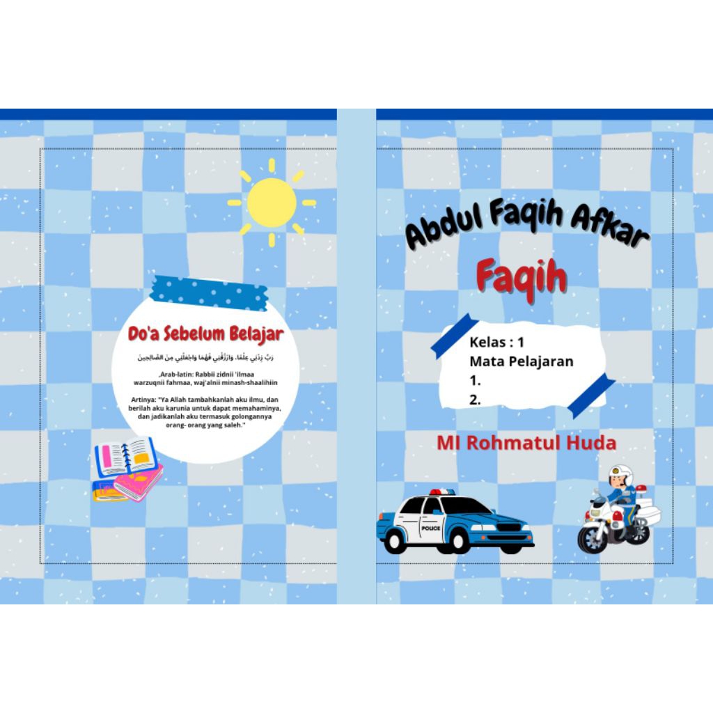 

sampul buku custom/sampul buku pakai photo/sampul buku unik