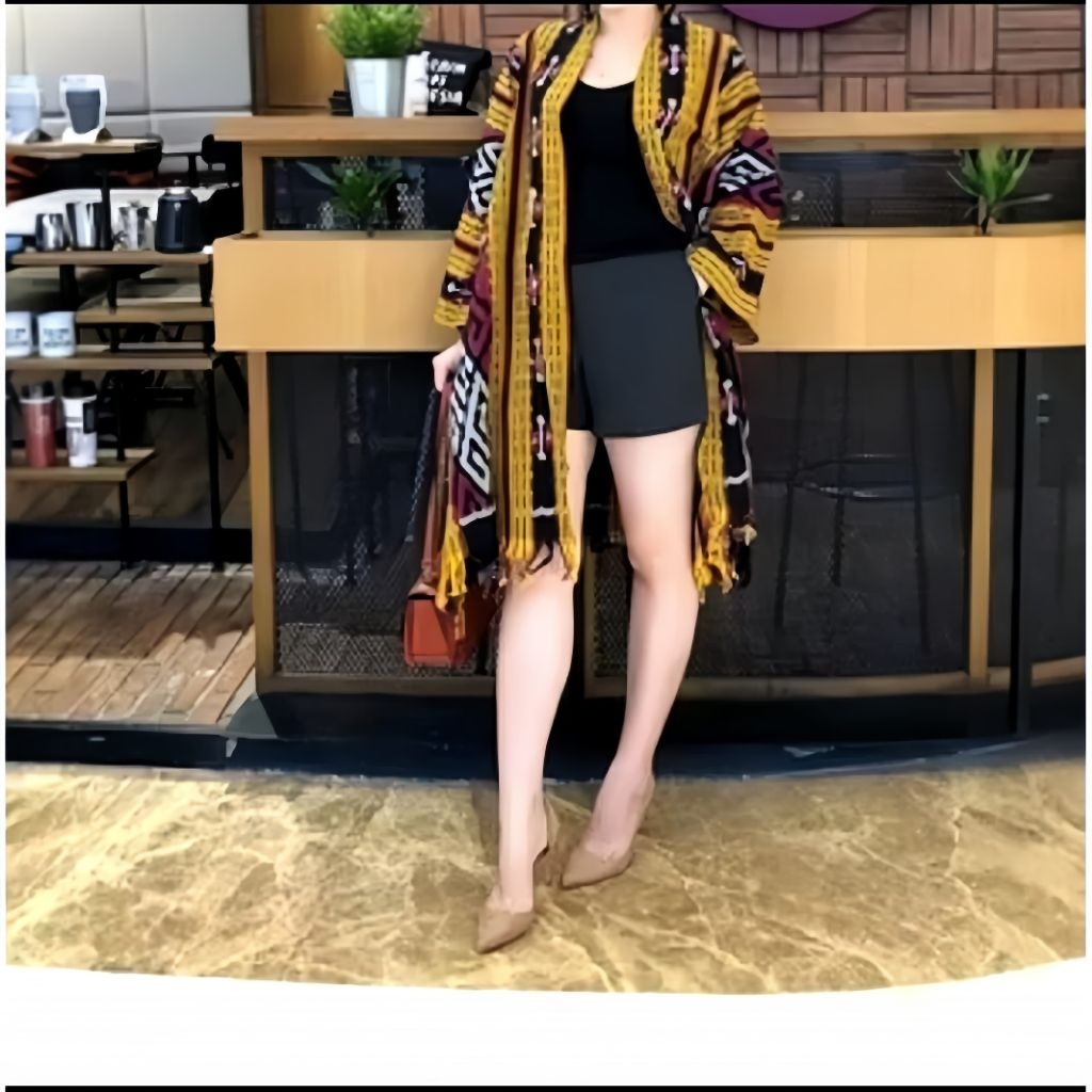 BLAZER TENUN WANITA LENGAN PANJANG || KEKINIAN