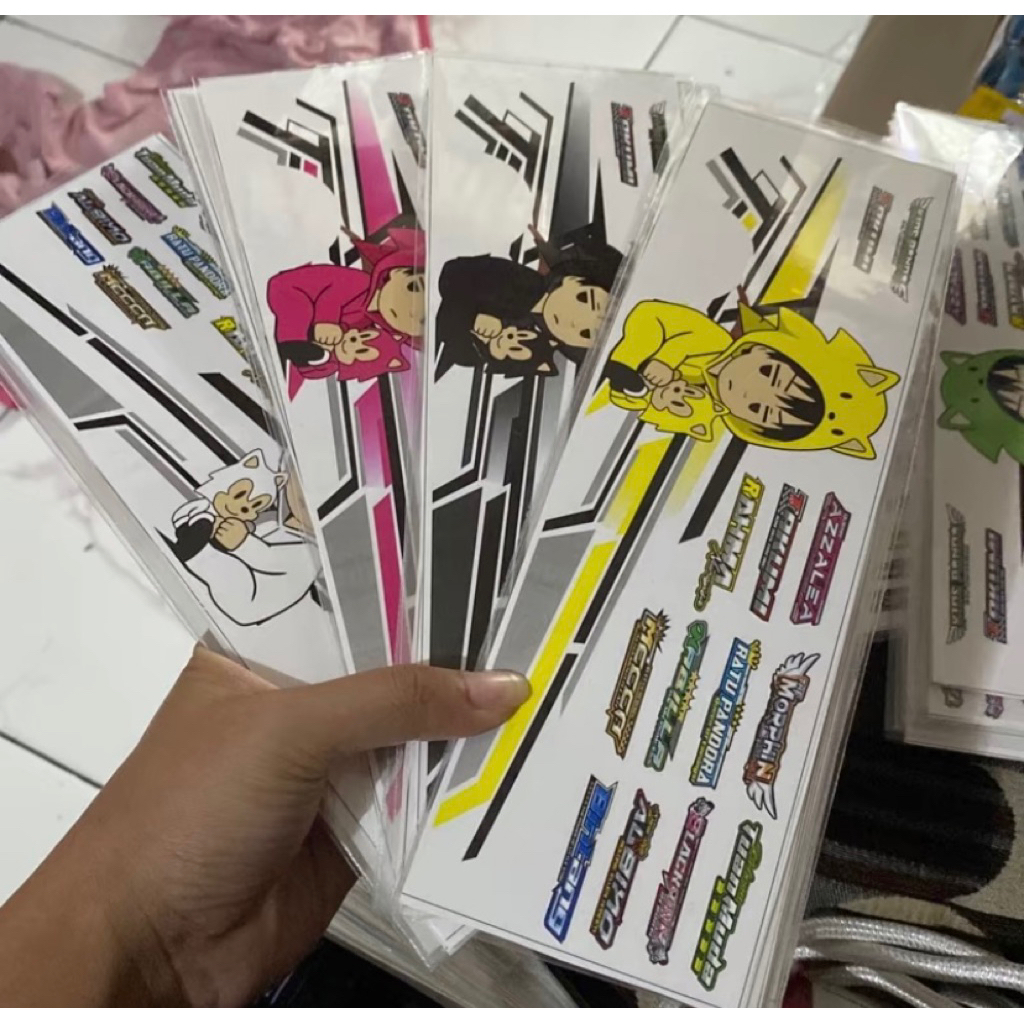 LIVERY ANIME MINIATUR BUS BASURI ACCESORIES MINIATUR