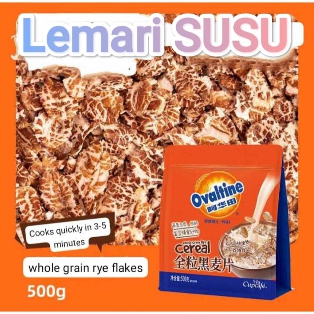 

Ovaltine whole grain rye cereal/ovaltine sereal gandum hitam
