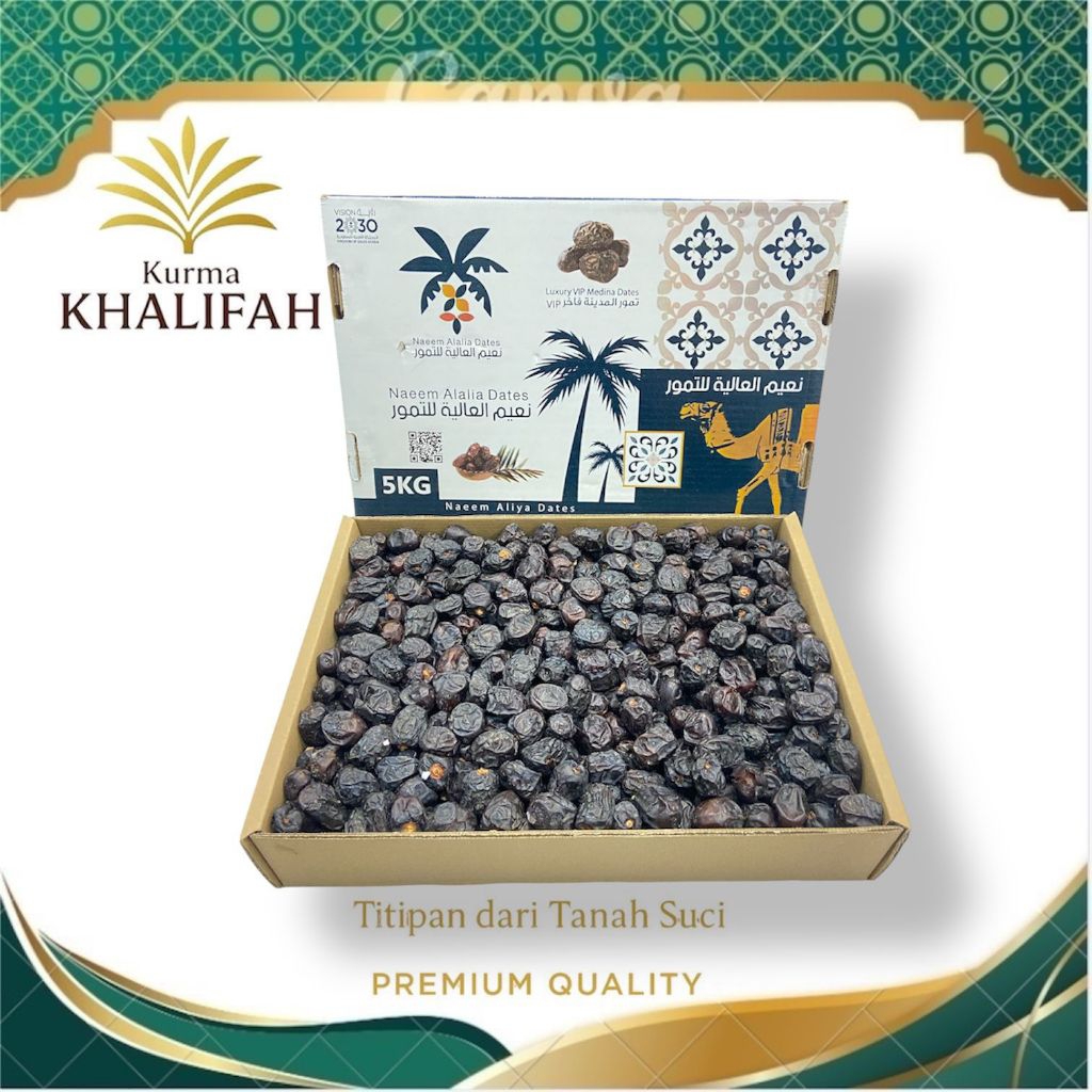 

Kurma ajwa 5 kg Premium | Kurma Nabi asli | Kurma madinah