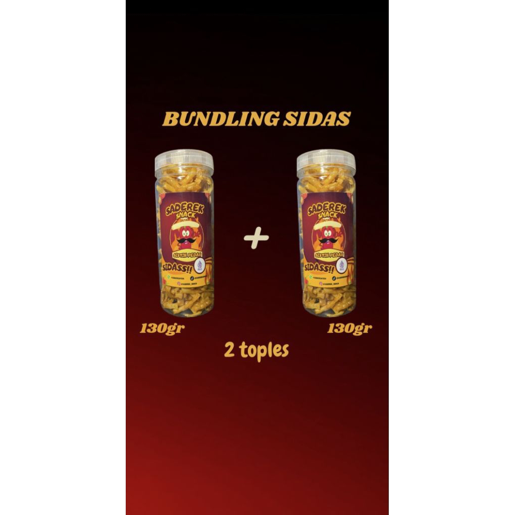 

Bundling SIDAS By SADEREK snack toples
