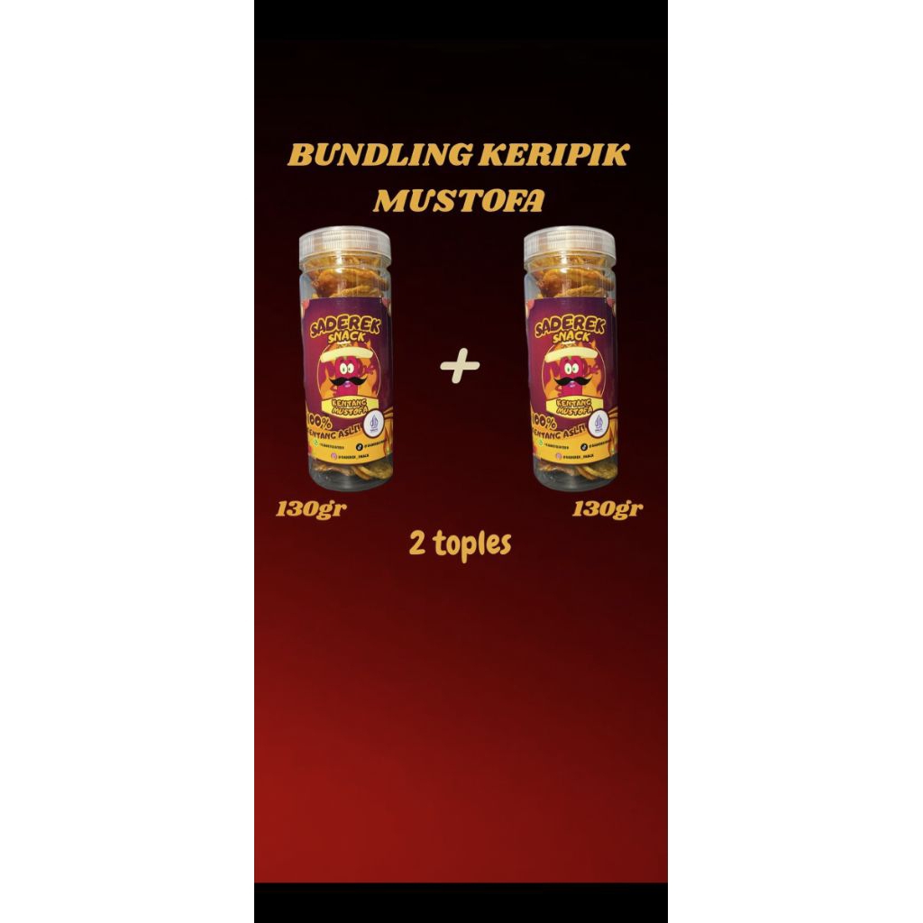 

Bundling Kripik kentang mustofa by SADEREK snack toples