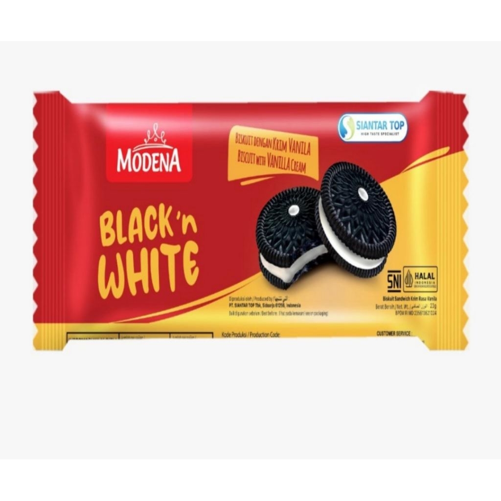 

MODENA BLACK & WHITE 23gr BOX 10 PCS