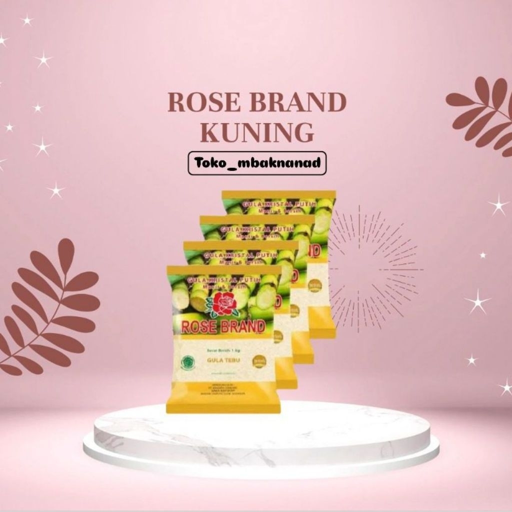 

Rosebrand gula 1kg x 10 pack kemasan