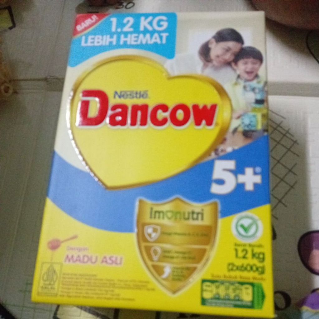 

dancow 5+ madu 1.2 kg atau 1200gr Exp nov 2025