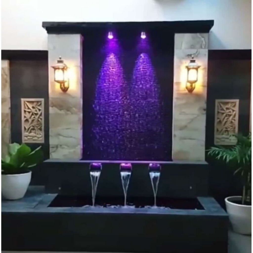 pembuatan kolam ikan minimalis/kolam kaca/kolam batu alam