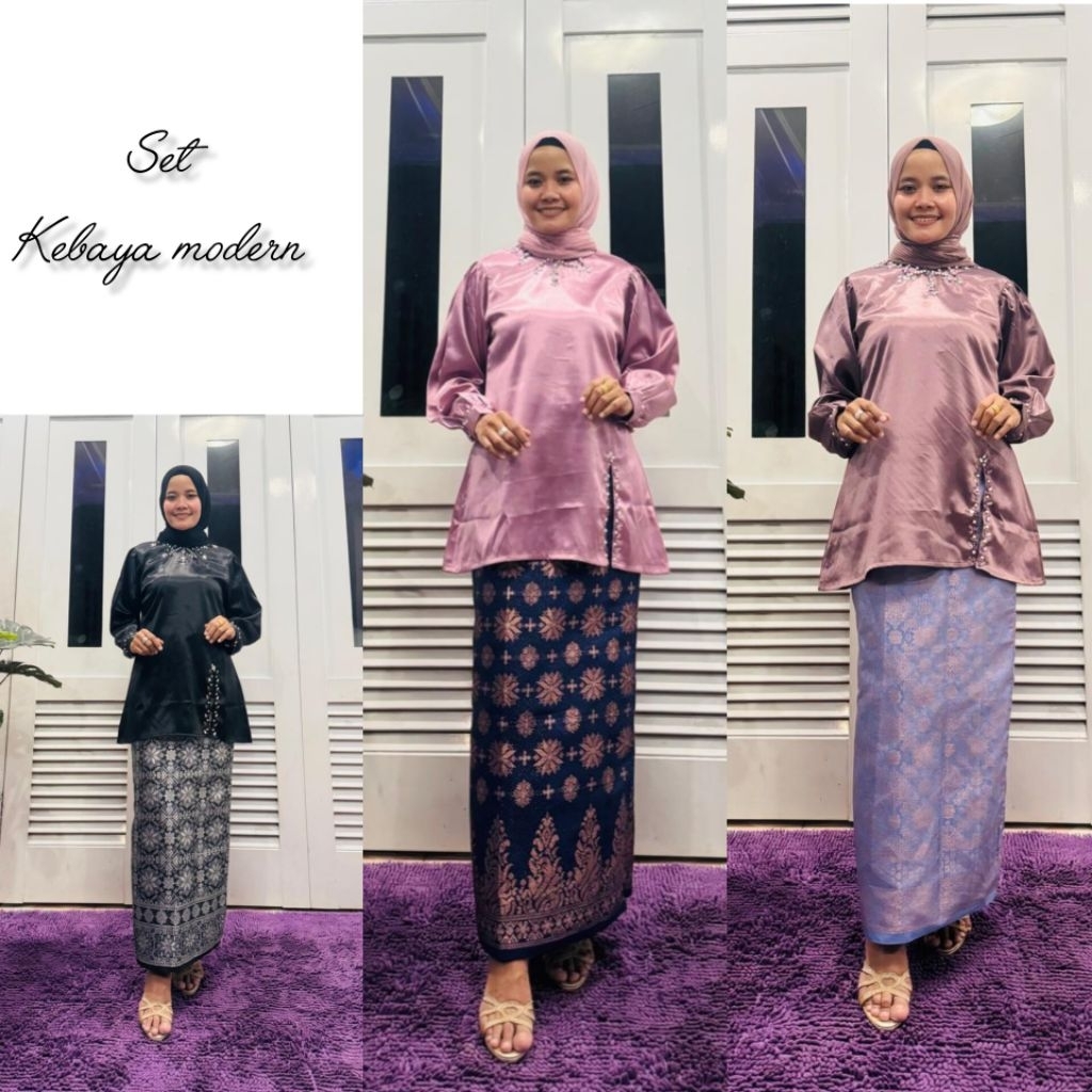 SET Kebaya bridesmaid / kebaya wisuda / set kebaya modern / atasan kebaya modern