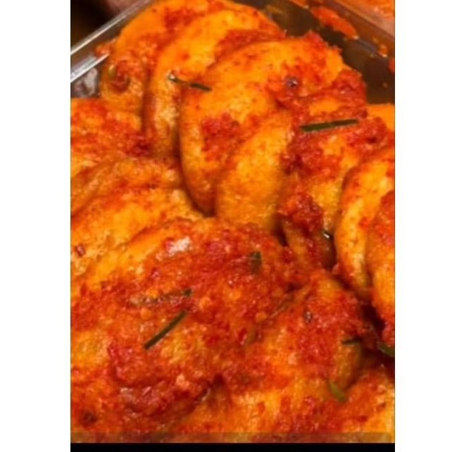 

pempek sambel pedas 1000an, 30pc(isi telor,udang kering,bihun tumis)random ya