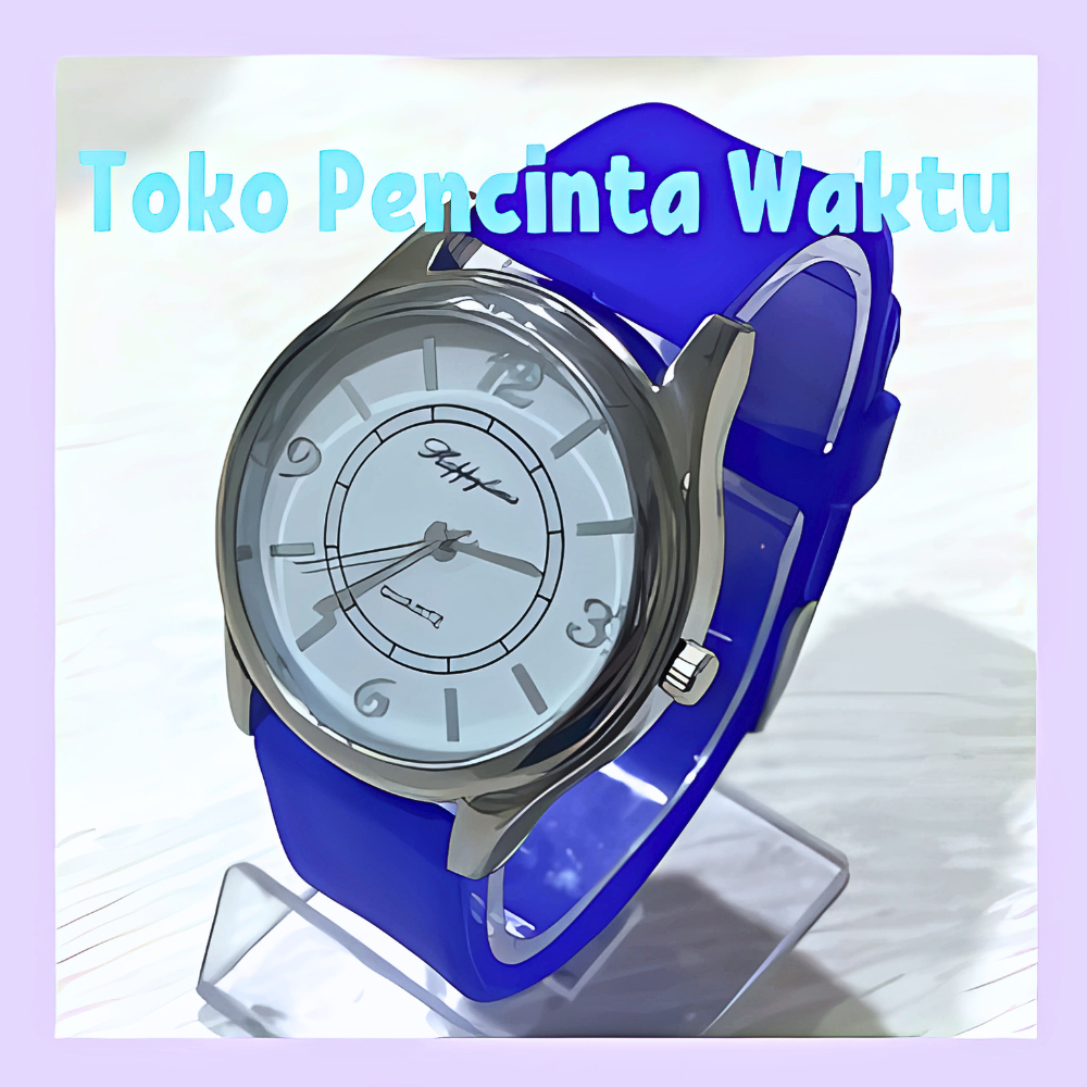 TPW Stylish dengan Jam Tangan Happytime: Strap Karet Motif   kupu-kupu dan Gaya Lucu yang Cocok untu