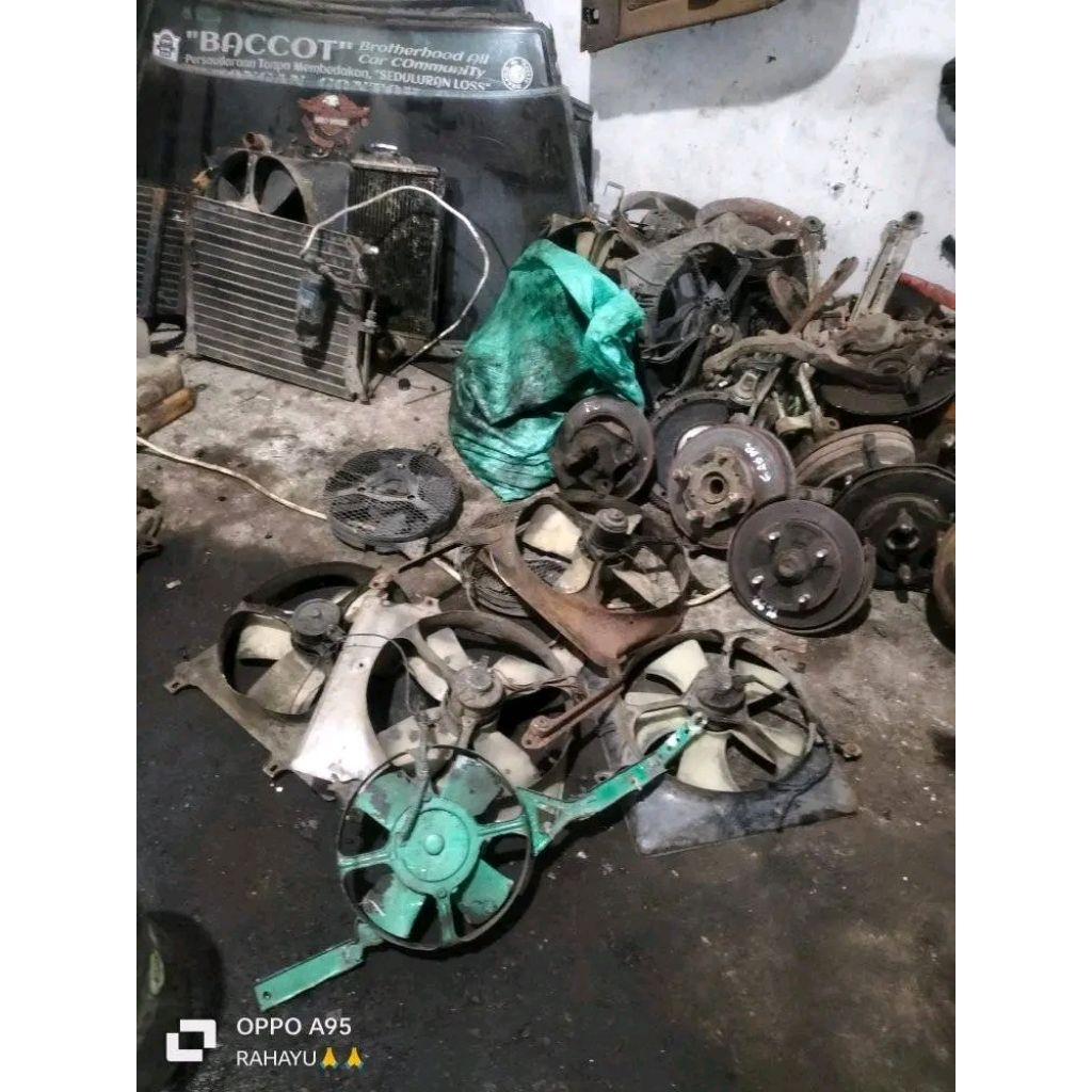 kipas radiator copotan Ford laser