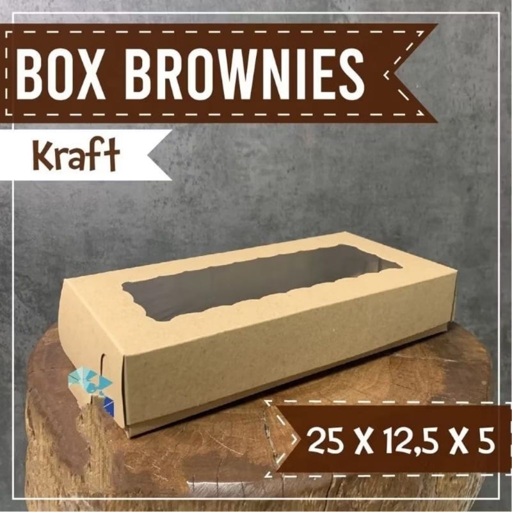 

DUS BOX BROWNIES/DONAT 3 PCS