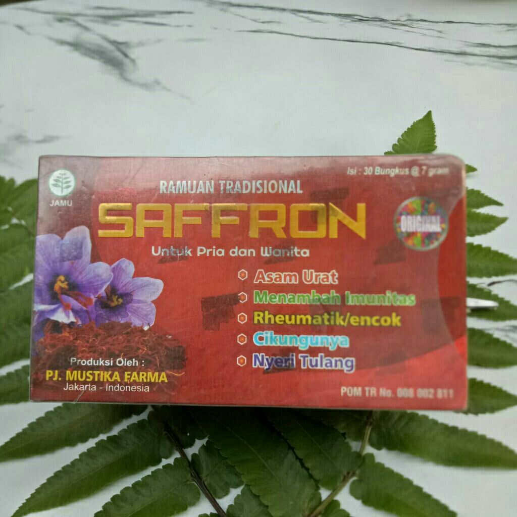 

Saffron untuk Meredakan Asam Urat, Meningkatkan Imunitas, Mengatasi Rematik/encok,cikungunya dan Nyeri Tulang