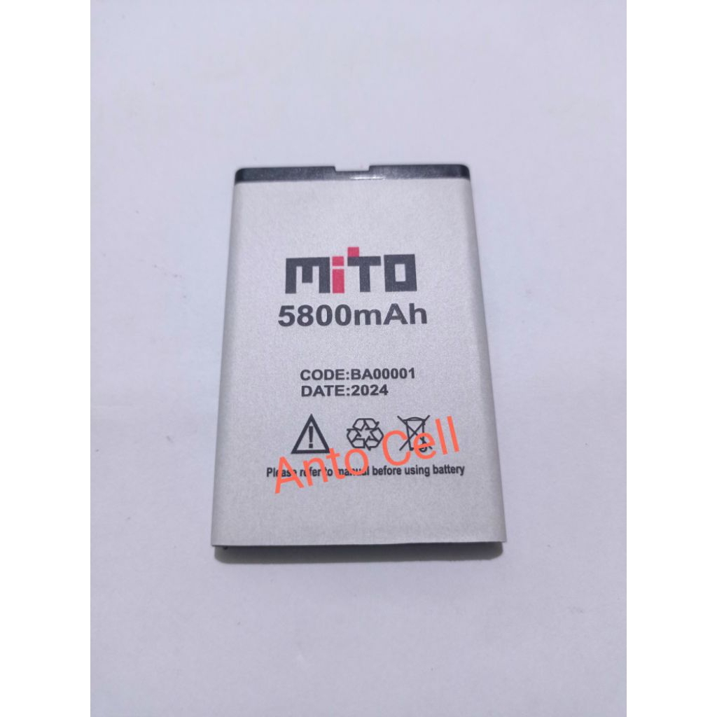 Baterai batre Mito 122Q / Mito 220 Kode BA-00001 BA00001 battery hp