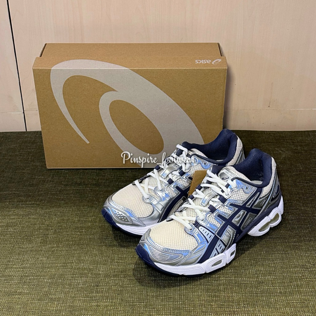 ASICS UNISEX GEL-NIMBUS 9 OATMEAL/INDIGO FOG