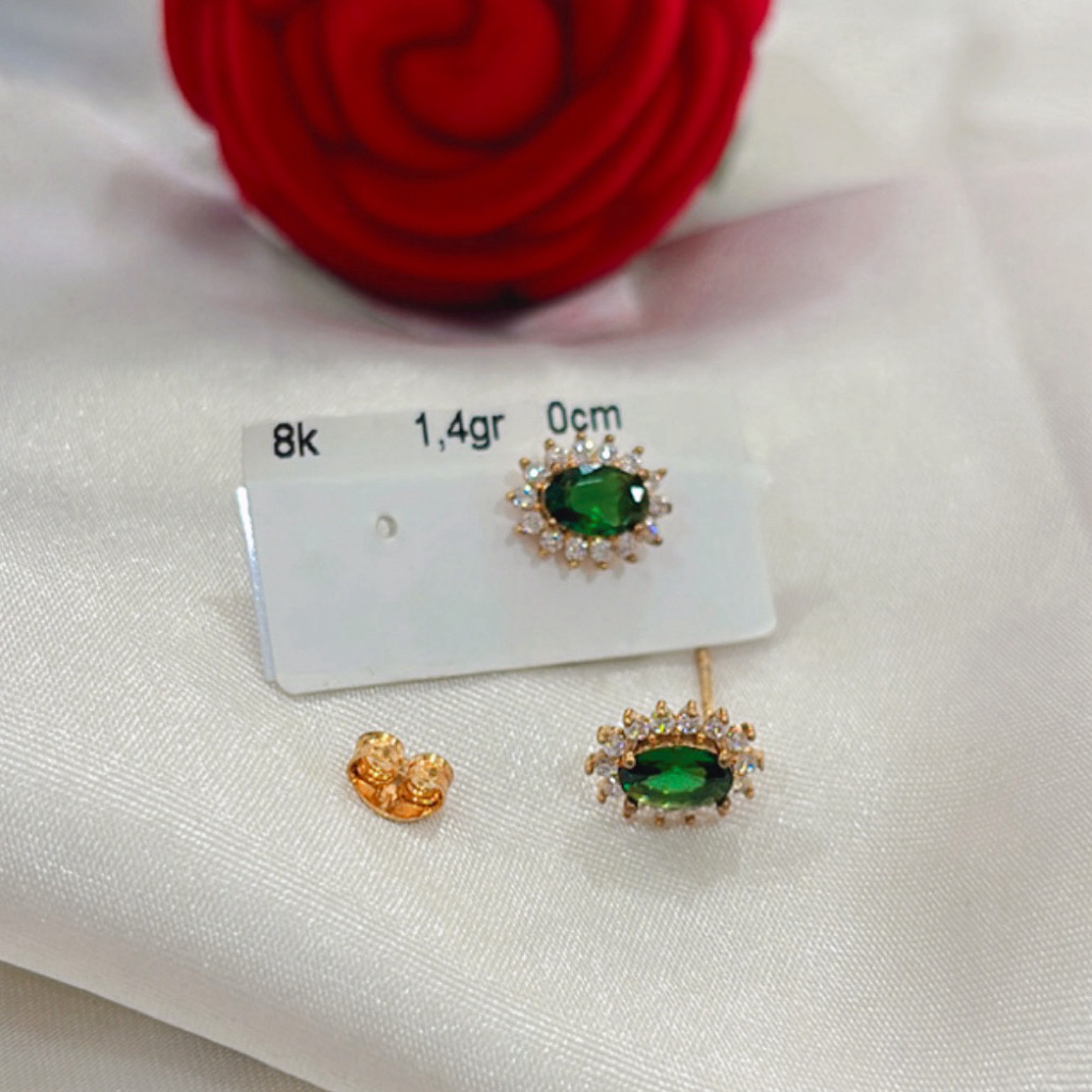 anting subang emas 8k