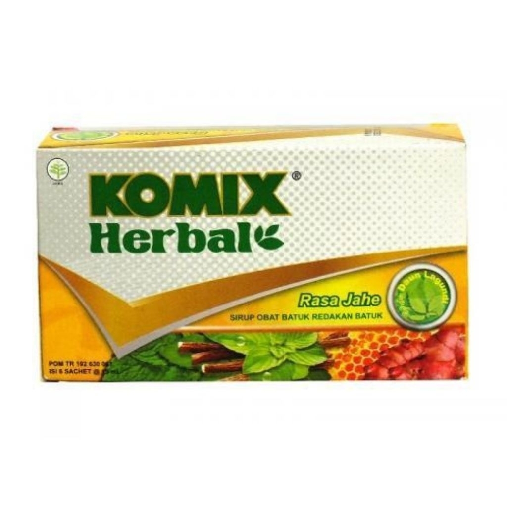 

Komix Herbal Rasa Jahe 6 sachet @15ml