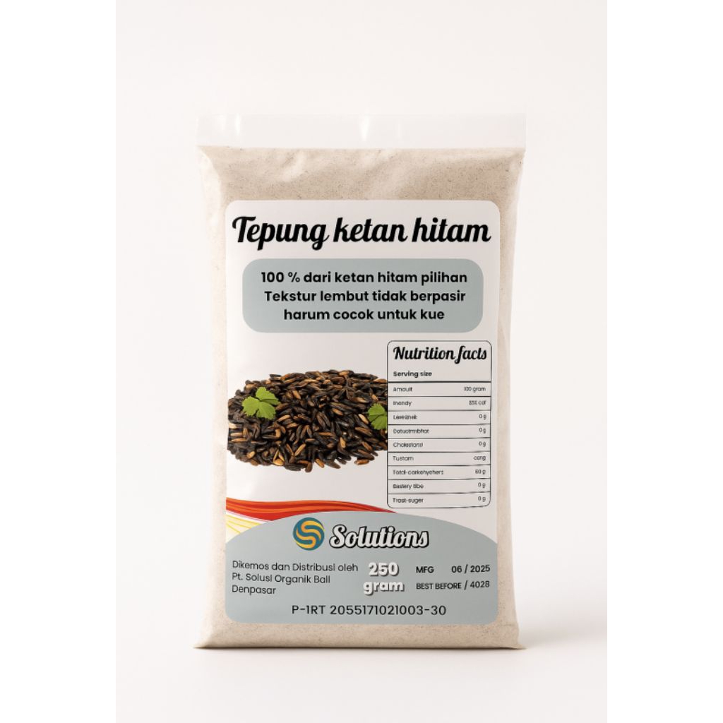 

Tepung Ketan Hitam 250gram