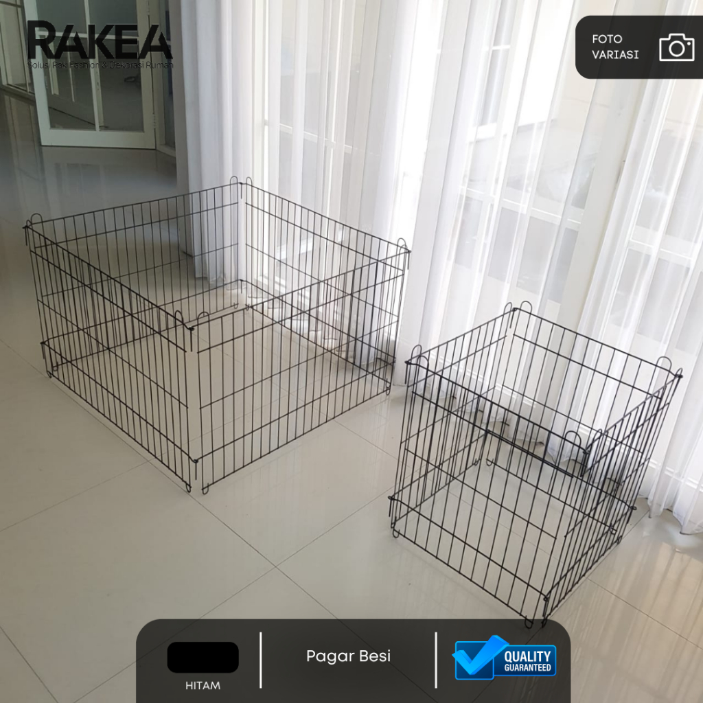 Nobira98 Pagar Kandang / Pintu Kandang Untuk Hewan Peliharaan Kawat Besi - Rakea