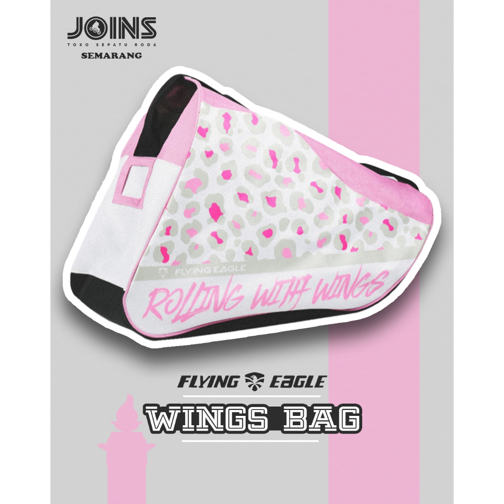 SKATEBAG TAS SELEMPANG SEPATU RODA MERK FLYING EAGLE WINGS