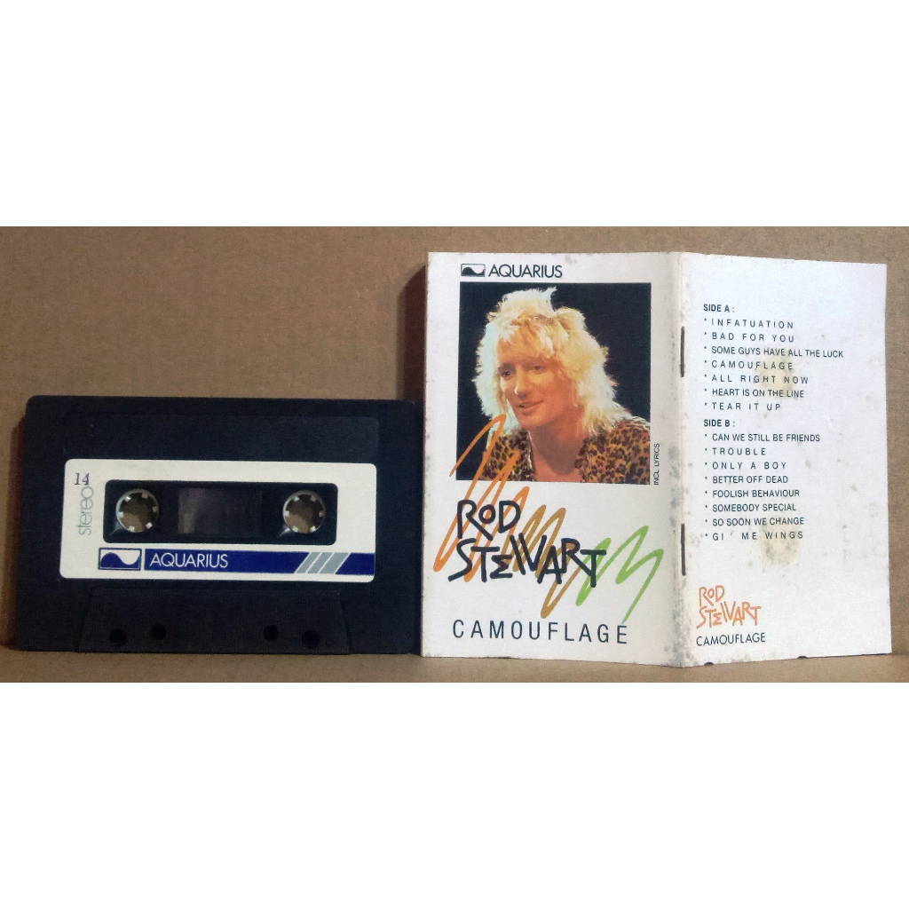 ROD STEWART - CAMOUFLAGE - Kaset