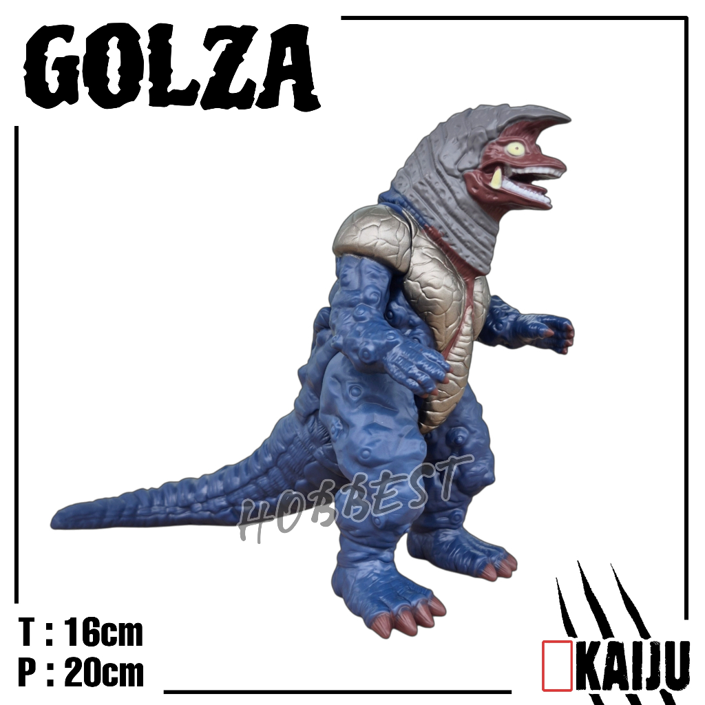 Kaiju GOLZA - Action Figure Godzilla Miniatur Pajangan Mainan Anak Ultraman Cosmos Monster Toy