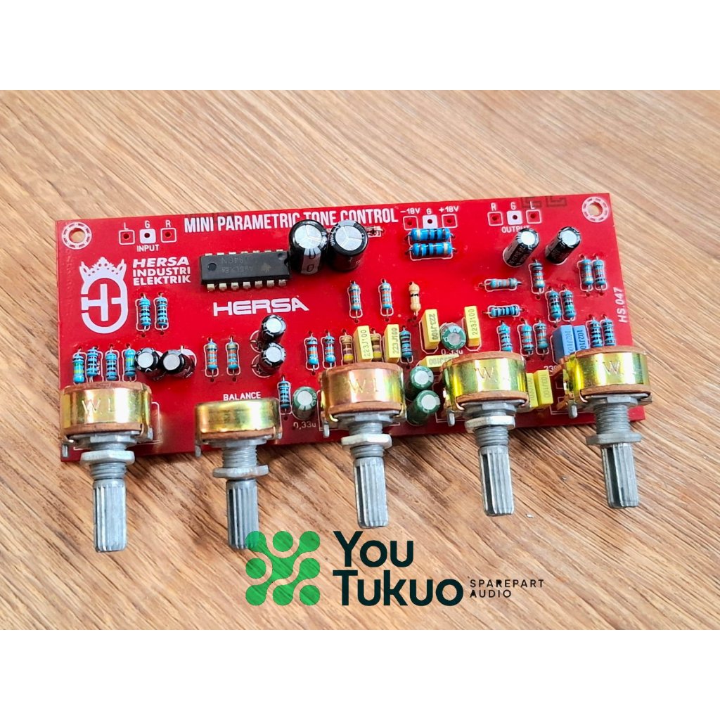 Tone control mini parametrik