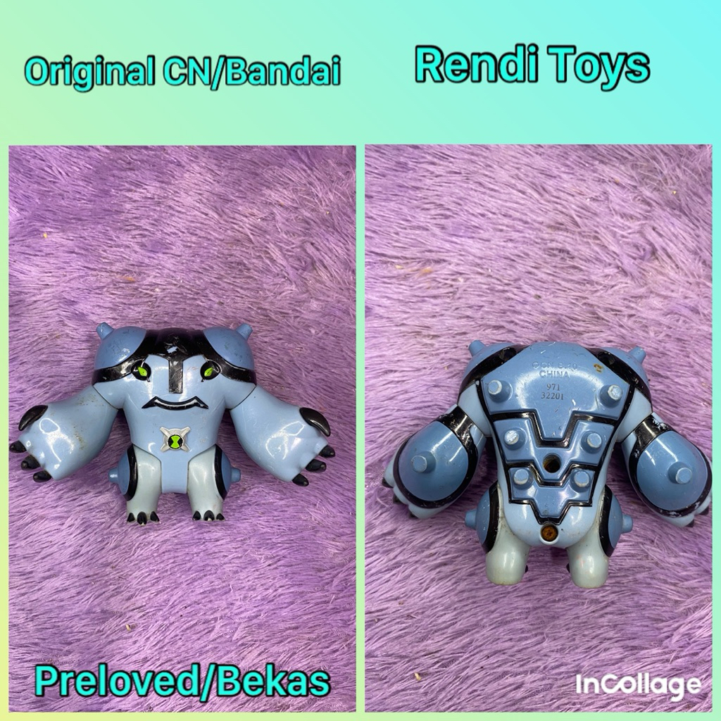 ben 10 ultimate cannonbolt Original bandai | Action Figure Ben 10 Alien Force Ori CN Bandai Preloved