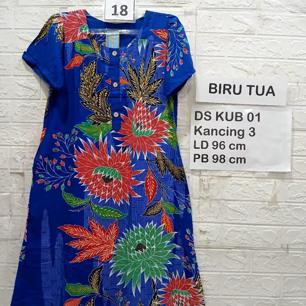 Daster Busui Pendek Cantik Murah Meriah Batik Surabaya Kencana Ungu Premium Asli Kekinian Terbaru Te