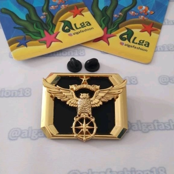 EMBLEM | Brevet Kualitas Premium |Wing | Brevet TNI/Pin