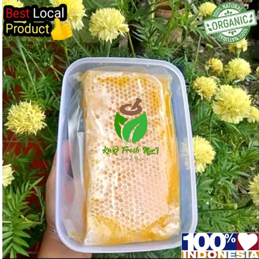 

Madu sarang asli madu lebah 1kg honey comb madu asli madu sarang
