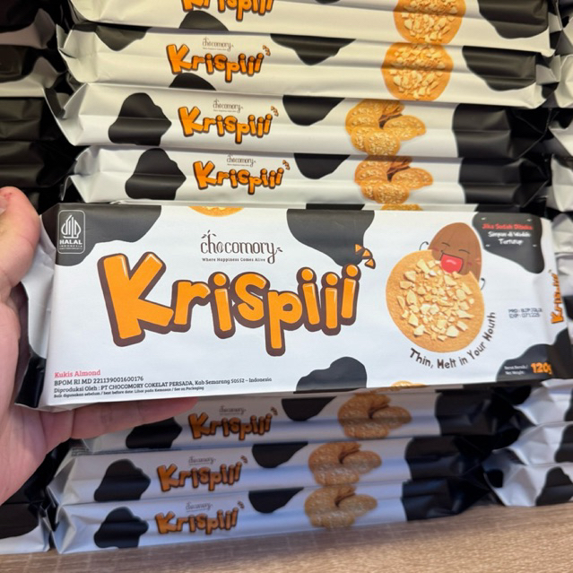 

Crispy Cookies Chocomory Krispiii Thin Cookies Kue Kering