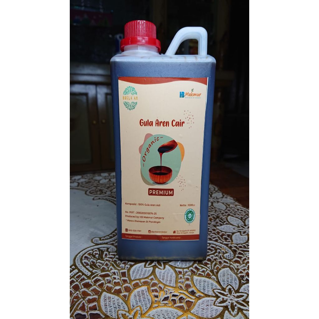 

gula cair aren asli ukuran 1liter