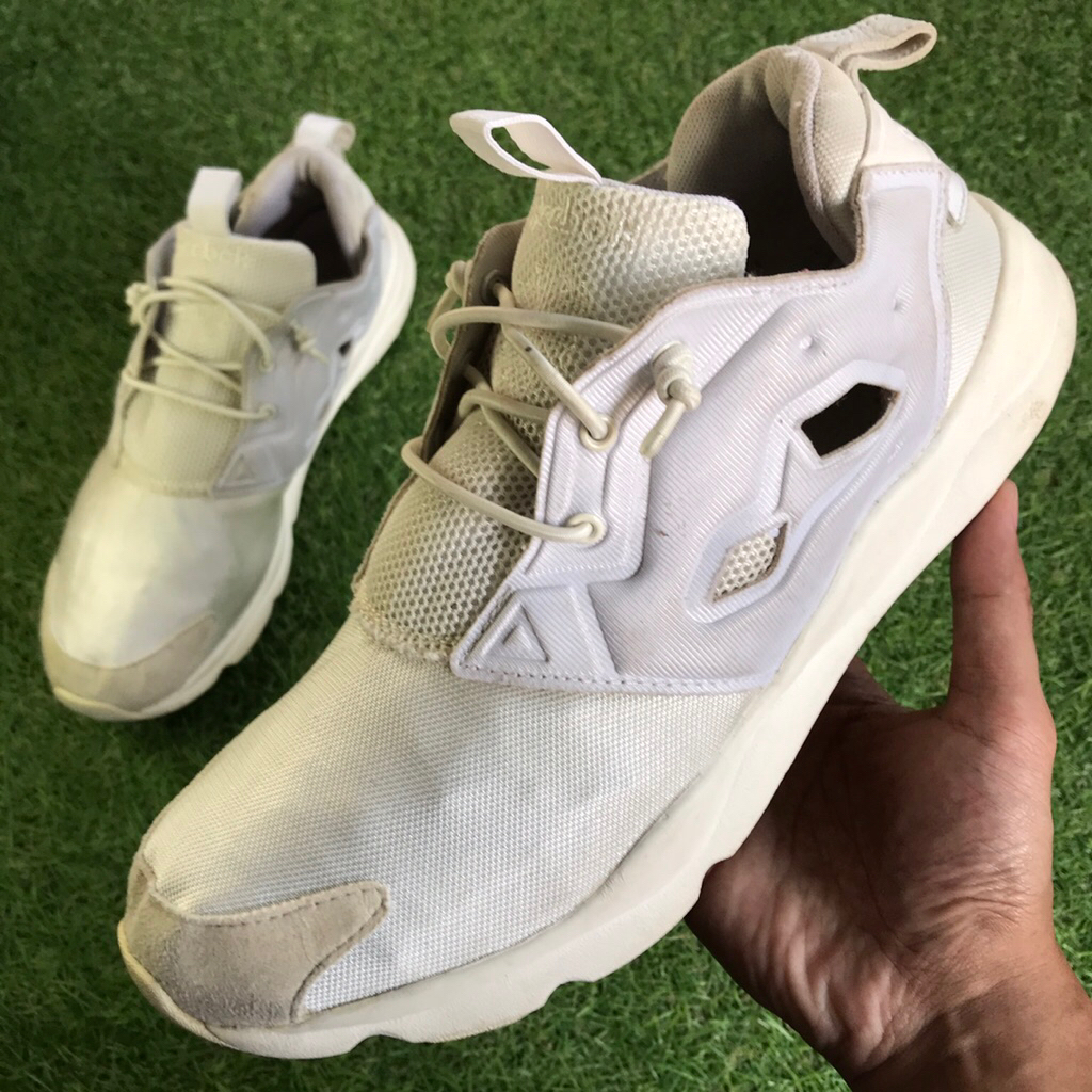 Reebok Furylite white sneakers size 42