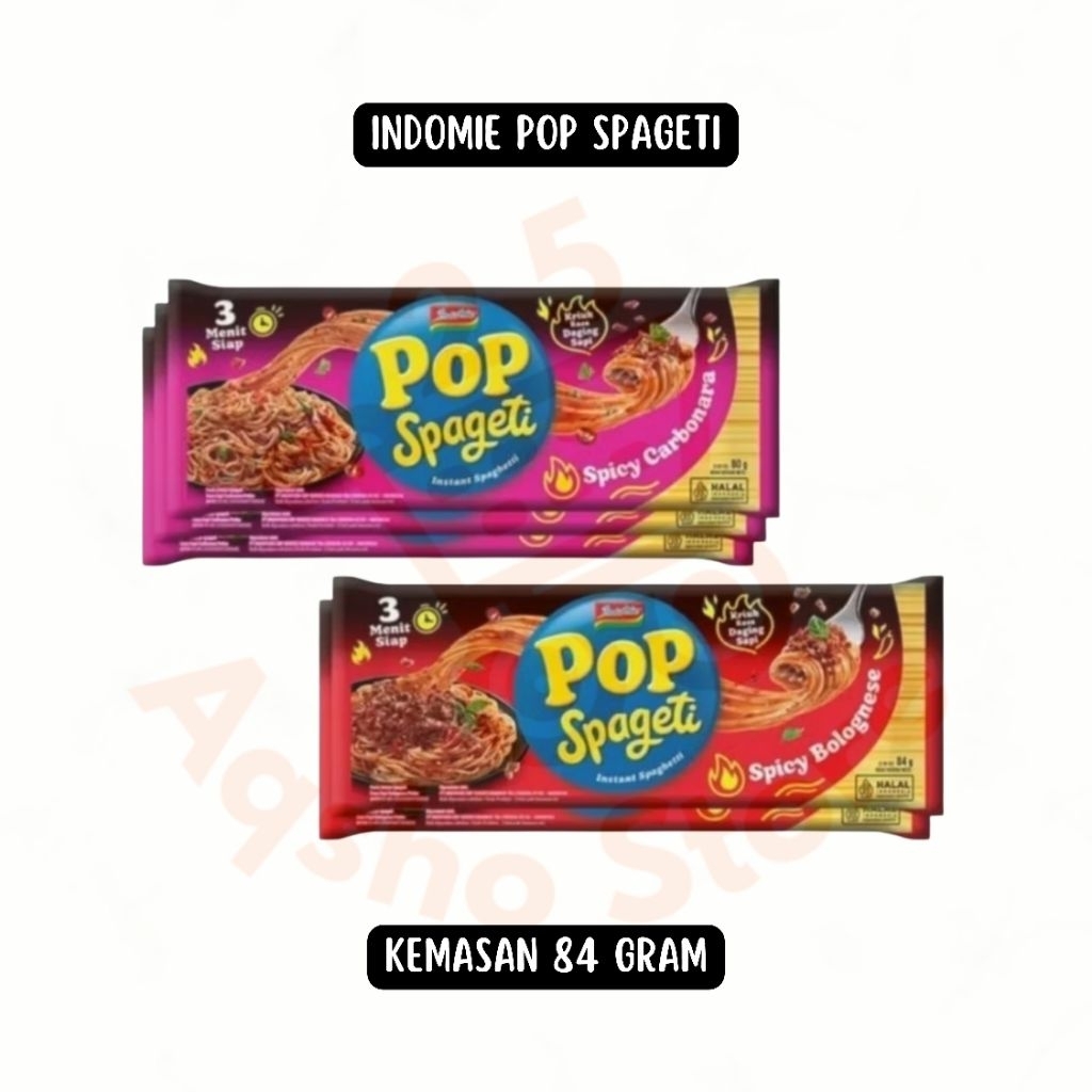 

Indomie Pop Spageti Spicy 84 gram