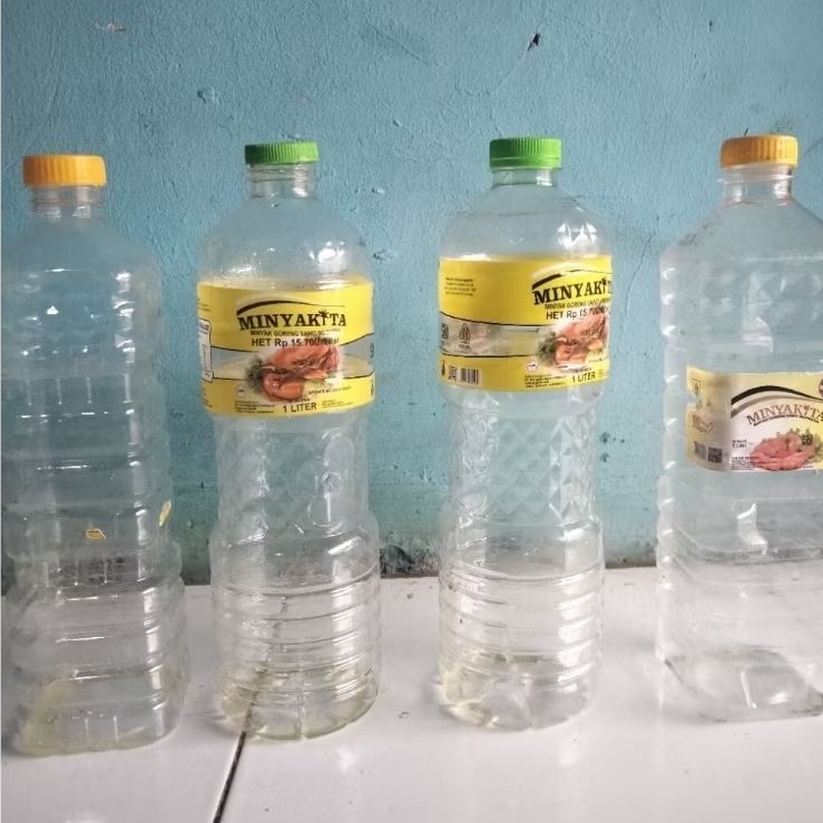 

Botol bekas Minyak goreng 1Liter