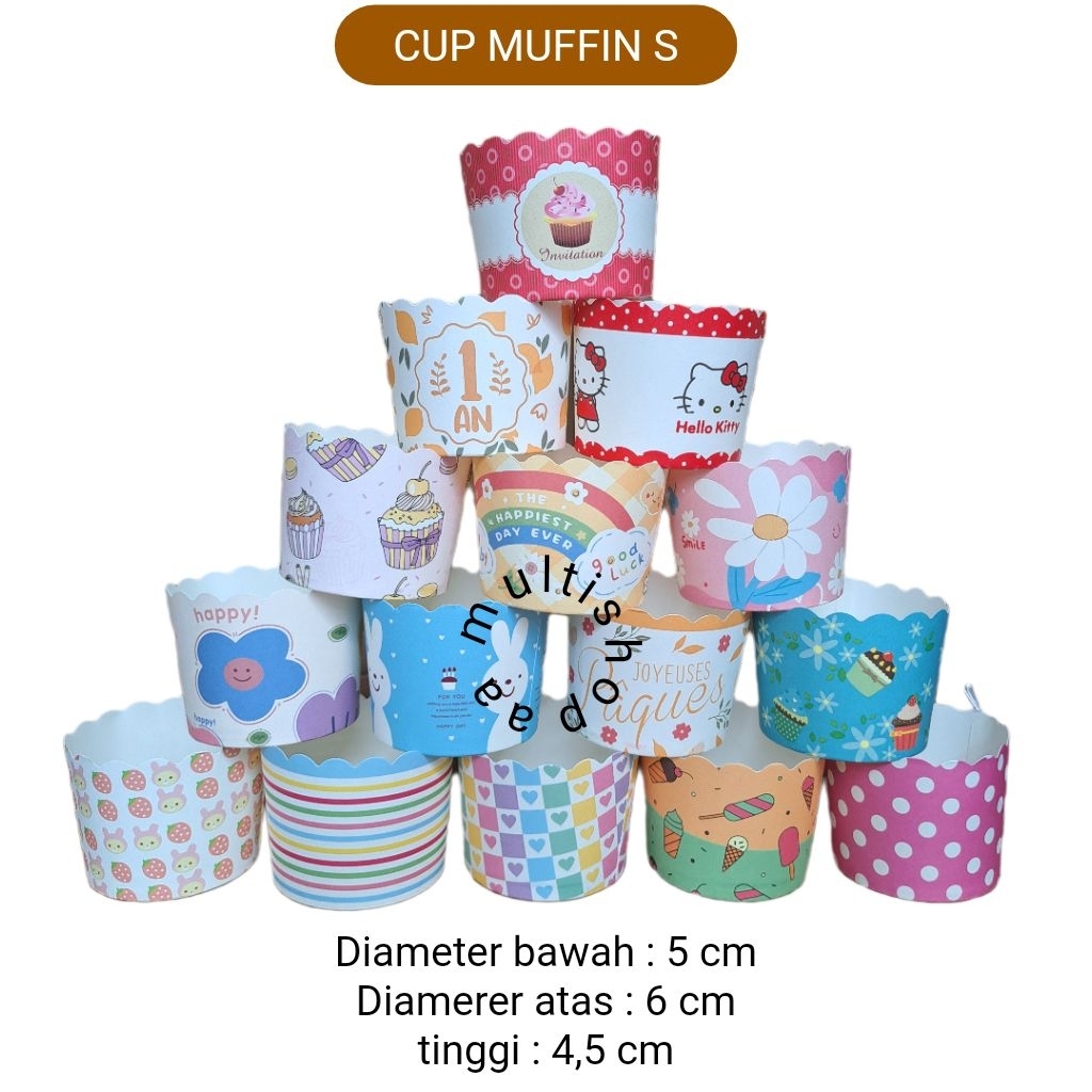 Cup Cake  Muffin S isi 50 pcs