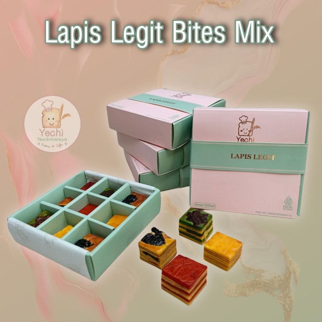

Lapis Legit bites Premium Wisjman Butter - Lapis legit bites (free hard box premium + thank you card) - Yechi bakery